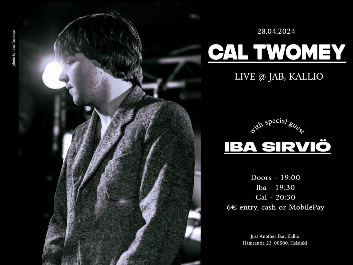Cal Twomey & Iba Sirviö created a new mood for Sunday in Just Another Bar, 28.4.2024
